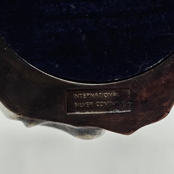 International Silver Company Angel Candle Holder Statue Silver Plated Figurine - Picture 6 of 7